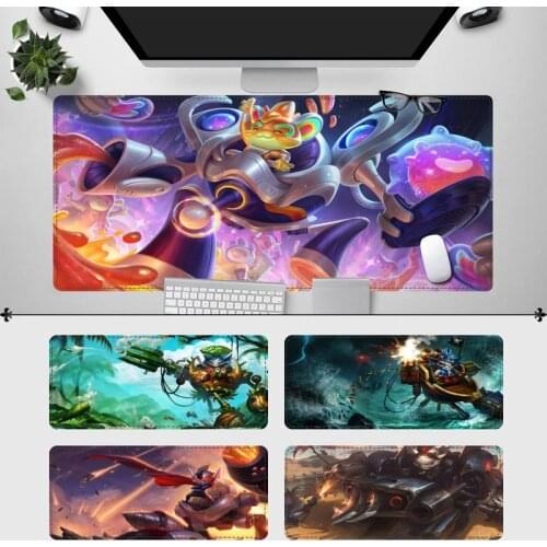 Luxury League Of Legends Rumble Gaming Mouse Pad Laptop PC Computer Mause Pad Desk Mat For Big Gaming Mouse Mat For LOL