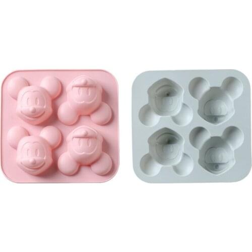 Silicone Mold Cartoon Rat DIY Cake Chocolate 3D Mold Handmade Soap Candy Cookie Biscuit Baking Tool Cake Decoration Accessories