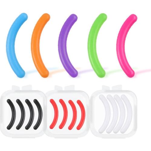 4Pcs/box Replacement Eyelash Curler Refill Rubber Pads Mini Eyelashes Rubber Eyelash Curler Replacement Pads Eyelashes Circle
