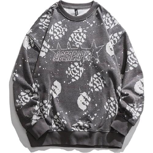 Hiphop Sweater High Street Boys Wear A High-grade Top With Letter Embroidery Design