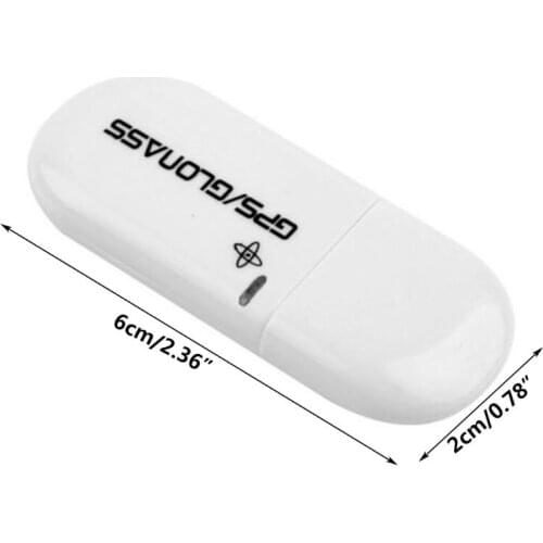 Gmouse USB Interface External GPS Receiver Dongle Adapter Antenna Module for Car Vehicle for Windows 10/8/7/XP/Vista