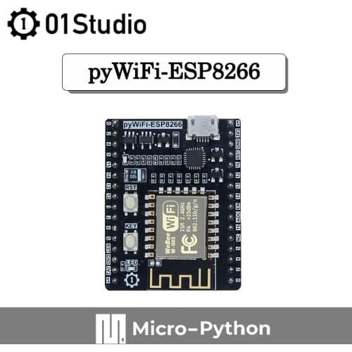01Studio pyWiFi- ESP8266 Development Demo Embedded Board MicroPython IOT WiFi Programming IOT Wireless Module pyboard