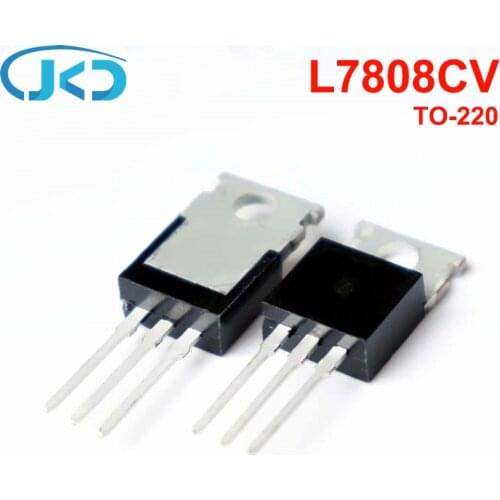 10pcs/lot L7808CV TO220 L7808 TO-220 7808 LM7808 MC7808 Voltage Regulator Transistor In Stock