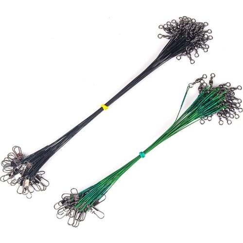 10pcs/bag Anti-winding Anti-fish Bite Steel Wire Braided Fishing Line