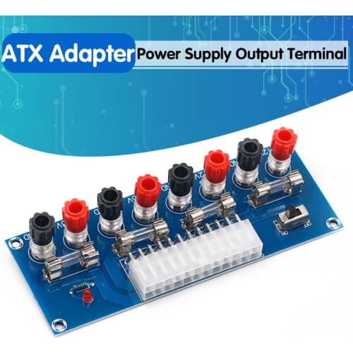 XH-M229 Desktop PC Chassis Power ATX Transfer to Adapter Board Power Supply Circuit Outlet Module 24Pin Output Terminal 24 pins