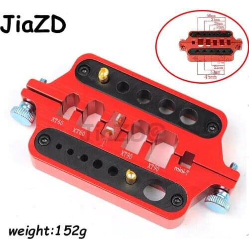 Aluminium Alloy Universal Soldering Station Insulation for XT60 XT90 T-Plug / Banana Plug RC Battery Connectors Parts T03