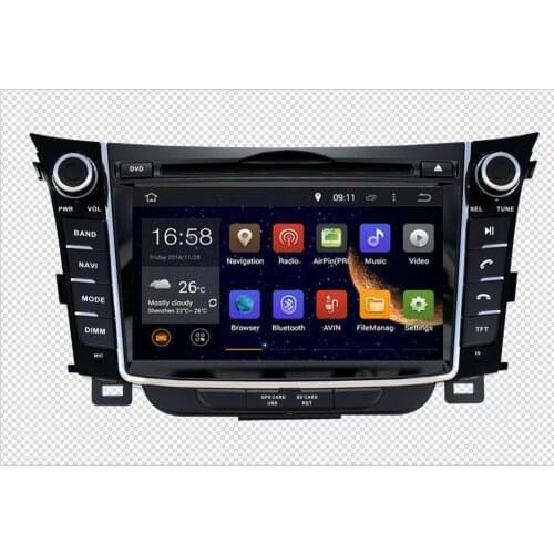Android10 Car DVD player GPS Navigation Headunit For Hyundai I30 Elantra GT 2012+ multimedia radio tape recorder IPS auto stereo