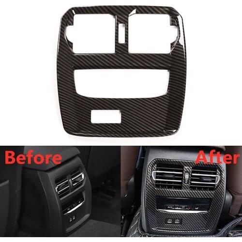 Car Rear Air Vent Frame Cover Trim Styling For BMW 3 Series 2020 New Interior Auto Moldings
