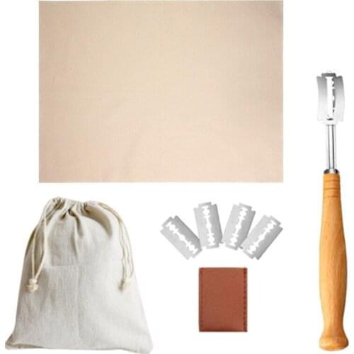 Large Bread Cloth Baking Cloth For French Baguette Loaves Artisan Loaf, With Storage Bag And Bread Blade