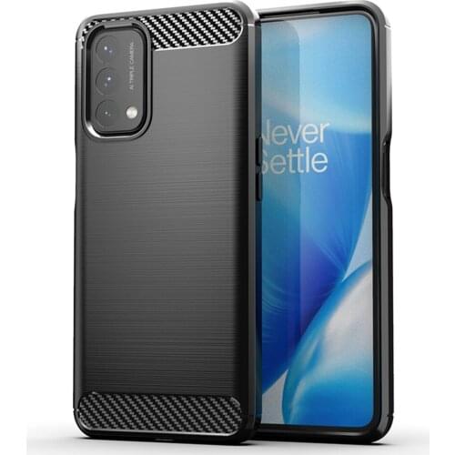 For OnePlus Nord N200 5G Luxury Carbon Fiber Skin Full Soft Silicone Cover Shockproof Case For OnePlus Nord N200 5G Phone Cases
