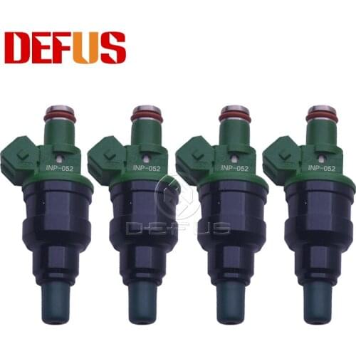 DEFUS Set of 4pcs INP-052 Fuel Injector Nozzle Bico For DO DGE RAM 50 2.4L V4 For MITSUBI SHI MIGHTY MAX 1989-1990 INP052 NEW