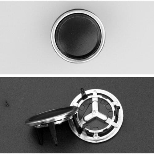 Air Conditioning Panel Decorative Cover Plating Rear Control Panel Knob Chrome Trim for Volkswagen Sharan 7N0907049C