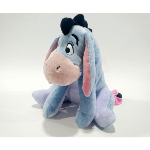 Disney Cartoon Pooh Bear Friend Eeyore Stuffed Plush Toys Cute Eeyore Disney Plush Dolls Toys 25cm Gifts for Children