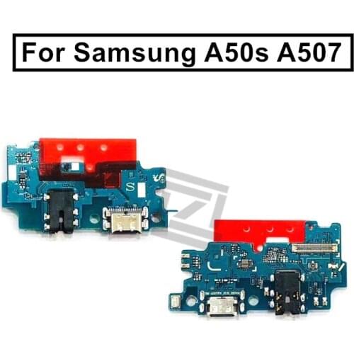 For Samsung Galaxy A50S A507 USB Charger Port Dock Connector PCB Board Ribbon Flex Cable Charging Port Component Replacement