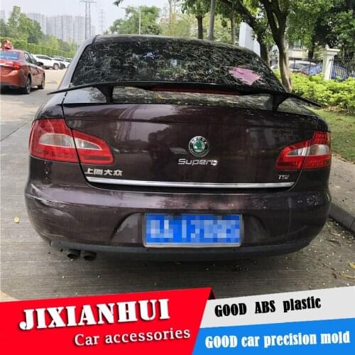 For Skoda Superb Spoiler 2014-2019 Superb Spoiler TF ABS plastic Material Car Rear Wing Color Rear Spoiler
