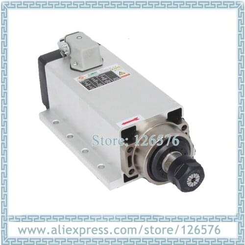 2.2Kw 24000rpm Air Cooled Spindle Motor ER20 4 Bearing Wood Flange Spindle Motor