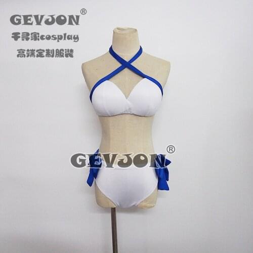 Game Fate/Grand Order Saber Cosplay Costumes Sexy Swimsuit/Bikini Pool Party Wear Or Role Play Clothing High-End Custom