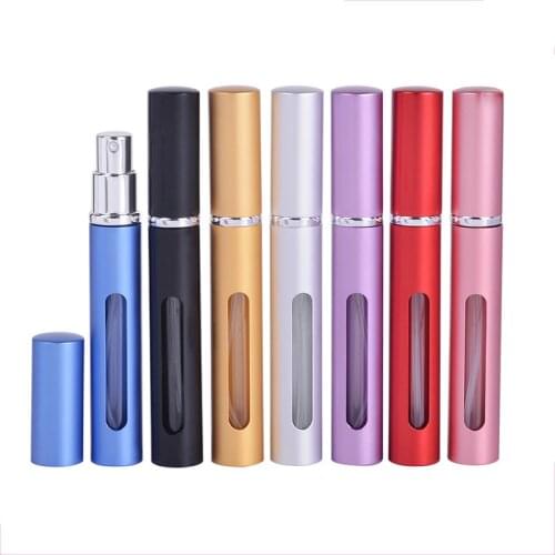 5ml Mini Empty Refillable Perfume spray Bottle Travel Portable atomizer for perfume for women makeup cosmetics storage container
