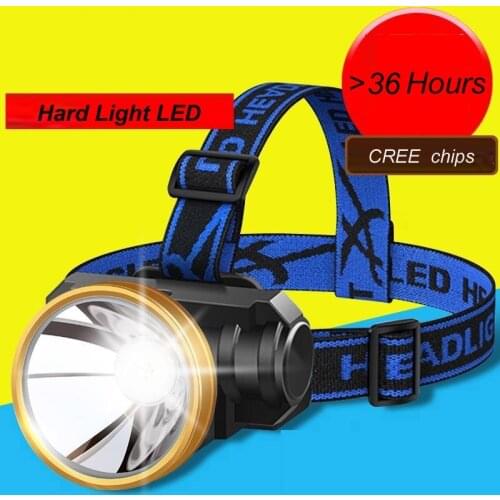 Most Powerful Led Headlamp Head lamp USB Rechargeable Headlight Waterproof Zooma Fishing Light Use 18650 Battery free shipping