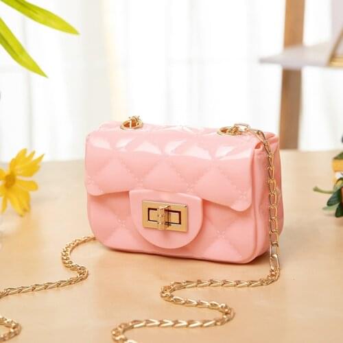 2021 New Fashion Women Bags PU Rhombic Ladies Shoulder Bag Diagonal Bag Mini Solid Color Small Square Bag Coin Purse