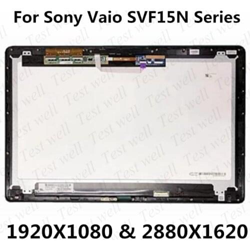 Original 15.6'' For Sony Vaio Flip SVF15N SVF15N27SCS SVF15N17CXB SVF15N1C5E VVX16T020G00 Touch LCD Screen assembly