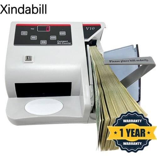 V10 Portable handy Money euro notes Counting Machine Fake Bankenotes Detection Money counter