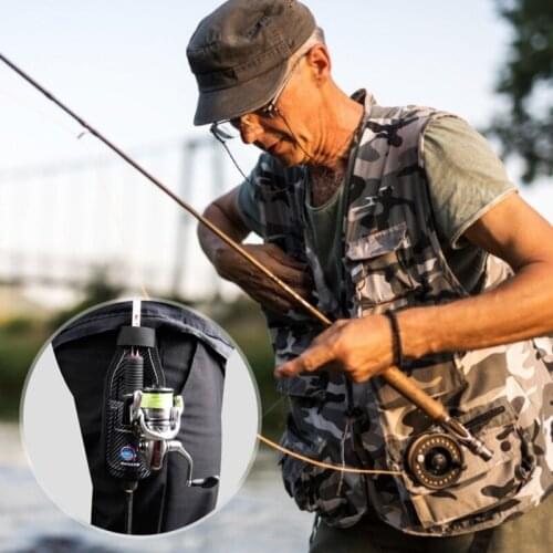 Waist Belt Fishing Rod Holder Portable Fishing Pole Inserter Fishing Stick Support Stand Quick Fishing Rod Rack