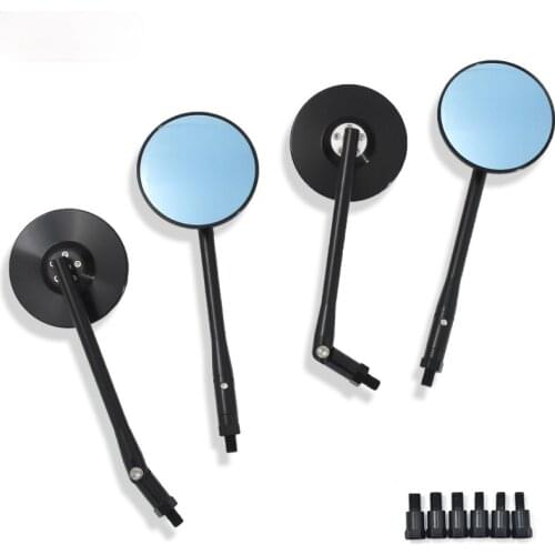 Retro Motorcycle Modification Accessories Adjustable Rear View Mirror Reflector
