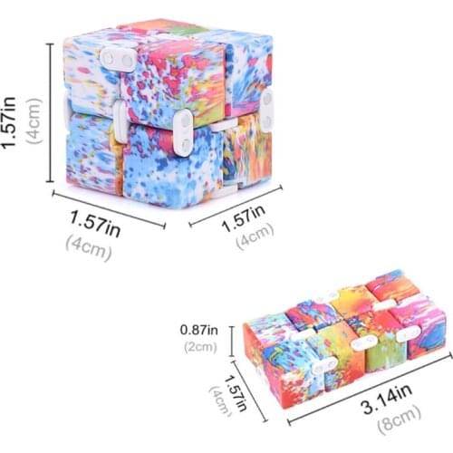 Cube Puzzle Toys Stress Reliever Relief Sensory Fidget Toys Reducing Pressure Toys