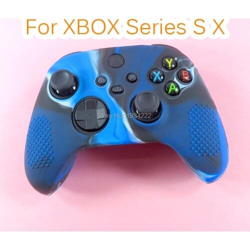 For Xbox Series S X Controller Silicone Cover Rubber Skin Grip Case Protective For Xbox-Series X S Joystick Gamepad