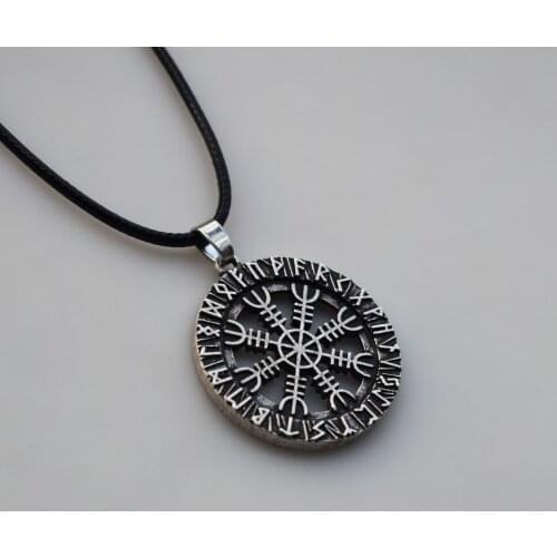 Norse Rune Amulet Pendant Talisman Jewelry Double Sided