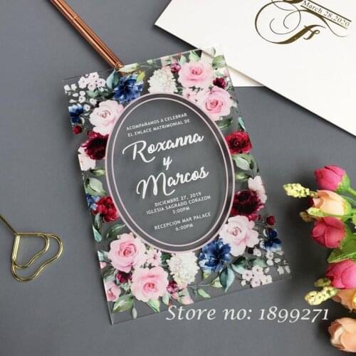 Wedding Invitation Acrylique Invitaciones de Boda Wedding Card Box Acrylic Set Wedding Invitation Cadeau Invite Mariage Rustic