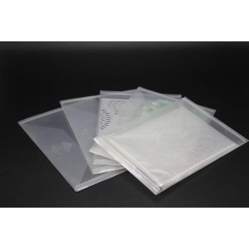 Compressed vacuum bag frame foldable compression plastic storage bag space saving sealed bag