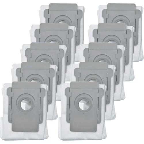 10 Packs Vacuum Bags for IRobot Roomba I7 I7+/Plus S9+ (9550) Clean Base Automatic Dirt Disposal Bags