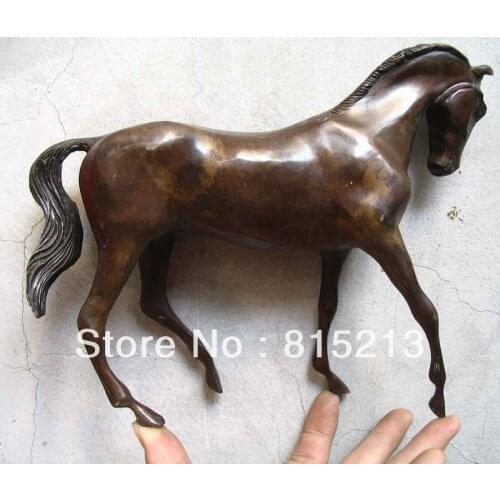 Wang 00093/ Collectibles Elegant bronze horse statue
