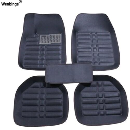 Wenbinge Universal car floor mat For jeep grand cherokee 2014 compass 2018 commander renegade waterproof car accessories