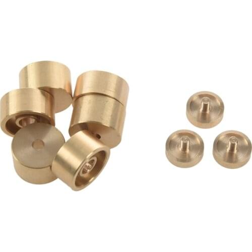 1 Set Trumpet Valve Finger Buttons Trumpet Parts Accessories Musical Instrument Accessories for Trumpet -Golden