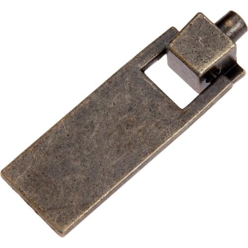 1pc Rectangle Handle Antique Bronze Alloy Small Pull 60x20mm w/screw Drawer Door Cabinet Vintage Chest Kitchen Bathroom Decor