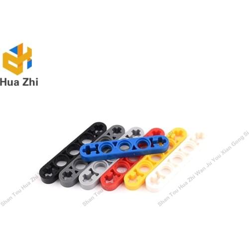 10PCS 11478 Beam 1x5 Thin with Axle Holes on EndsBuilding Blocks Parts MOC DIY Education Build Toys Brick