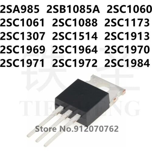 10PCS 2SA985 2SB1085A 2SC1060 2SC1061 2SC1088 2SC1173 2SC1307 2SC1514 2SC1913 2SC1969 2SC1964 2SC1970 2SC1971 2SC1972 2SC1984