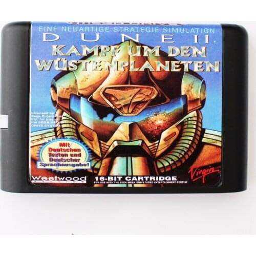 Dune 16 bit SEGA MD Game Card For Sega Mega Drive For Genesis