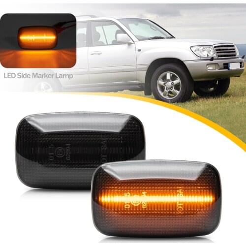 2X Side Indicator Lamps Turn Signal Blinker Light For Toyota Land Cruiser 100 Series 87-07 Prado 90 Series 96-02 Lexus LX470