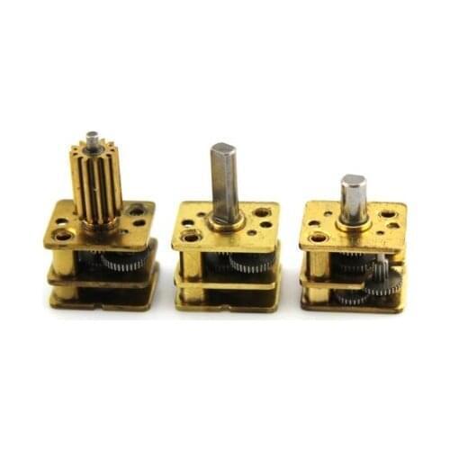 4PCS DC N20 6V Deceleration Head Small Micro Speed Gear Motor Reduction Gear Motor For Car Robot Gear Reducer Motor Low Speed
