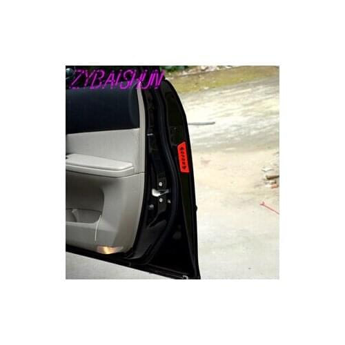 4 pieces/set. Reflective open door sticker warning child safety car sticker for Lexus ES250 RX350 330 ES240 GS460 CT200H CT DS