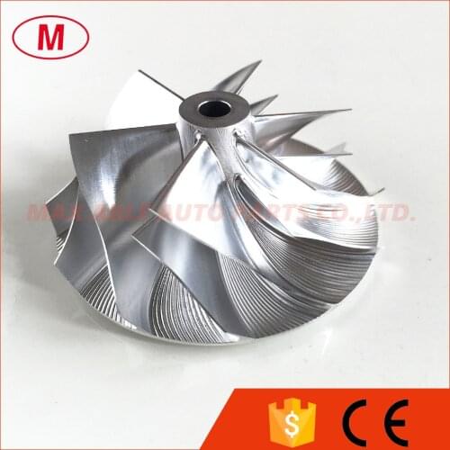 TD04HL 49189-X 19T Turbocharger Aluminum 2024/Milling/Billet Compressor wheel 46.02/58.00mm 6+6 blades for Volv*o Turbo CHRA