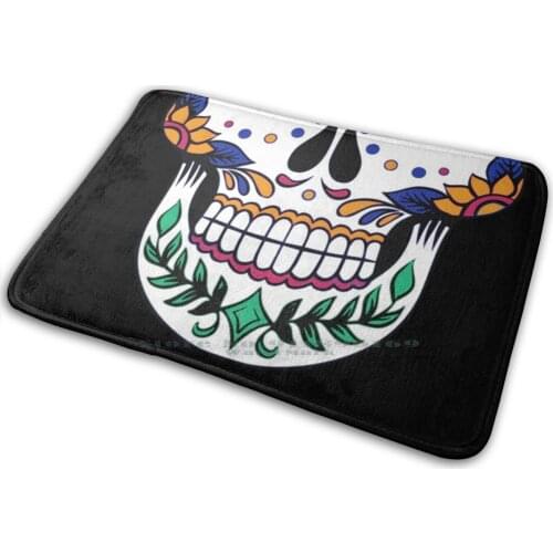 Dia De Los Muertos Mat Rug Carpet Anti-Slip Bedroom Entrance Door Mat Dia De Los Muertos Day Of The Dead Mexican Mexican