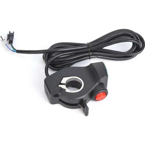 E-bike12-99V E-Bicycle Thumb Throttle Handle Bar Grip Gas Twist Throttle Electric Scooter Voltage Battery Display