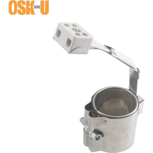 Ceramic Electric Heater Element 50mm Inner Diameter 50/55/60mm Height Stainless Steel Band Heater for Plastic Machinery