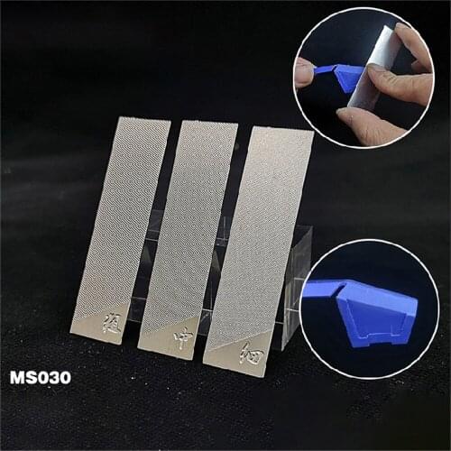 Easy and convenient File Thick / Medium / Fine Sandpaper Loading Curved Surface Sander for Gundam Military Model MS030