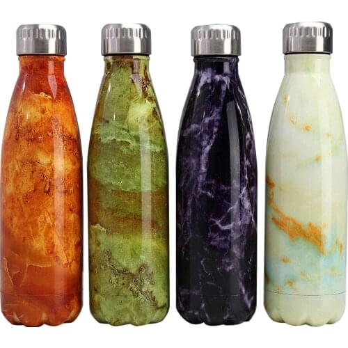 LOGO Custom Double-Wall Insulated Stainless Steel Thermos Mug Coke Shape Sport Water Bottle Girls Vacuum Flask Travel Mug Cup